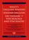 Cover of: Wiley's English-Spanish Spanish-English Dictionary of Psycholology and Psychiatry/Diccionario De Psicologia Y Psiqiatria Ingles-Español Español-Ingle