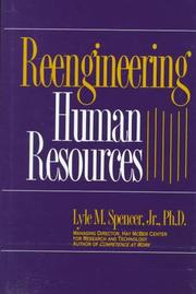 Cover of: Reengineering human resources by Lyle M. Spencer