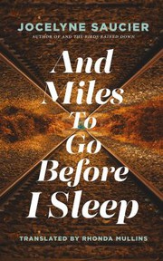 Cover of: And Miles to Go Before I Sleep