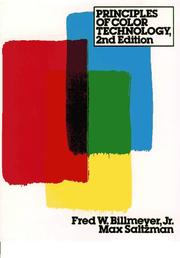 Cover of: Principles of color technology by Fred W. Billmeyer