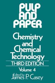 Cover of: Pulp and Paper (Pulp & Paper Vol. 4)