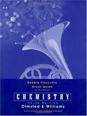Cover of: Chemistry, Student Study Guide by John A. Olmsted, Gregory M. Williams