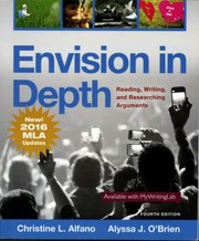 Cover of: Envision in Depth Reading, Writing, and Researching Arguments, MLA Update