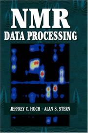 Cover of: NMR data processing by Jeffrey C. Hoch