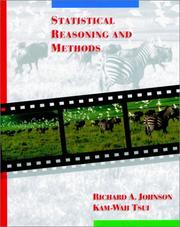 Cover of: Statistical reasoning and methods by Richard Arnold Johnson, Richard Arnold Johnson