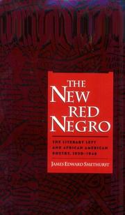 Cover of: The new red Negro: the literary left and African American poetry, 1930-1946
