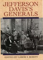 Cover of: Jefferson Davis's generals by edited by Gabor S. Boritt.