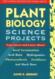 Cover of: Plant biology science projects