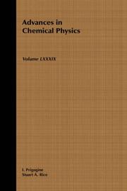 Cover of: Volume 89, Advances in Chemical Physics