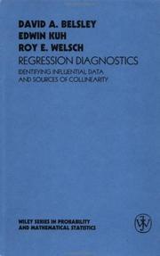 Regression diagnostics by David A. Belsley