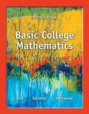 Cover of: Basic College Mathematics by Margaret L. Lial, Stanley A. Salzman, Diana L. Hestwood