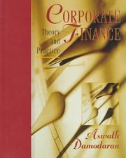 Cover of: Corporate finance by Aswath Damodaran