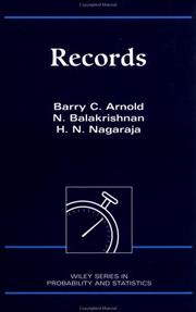 Cover of: Records by Barry C. Arnold