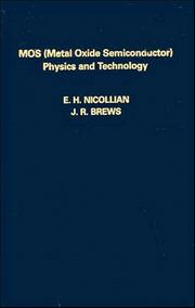 Cover of: MOS (metal oxide semiconductor) physics and technology by E. H. Nicollian