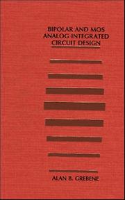 Cover of: Bipolar and MOS analog integrated circuit design by Alan B. Grebene