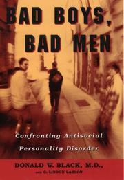 Bad Boys, Bad Men by Donald W. Black