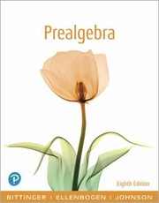 Cover of: Prealgebra by Marvin Bittinger, David Ellenbogen, Barbara L. Johnson
