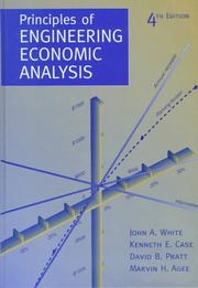 Cover of: Principles of engineering economic analysis