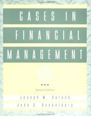 Cover of: Cases in financial management by Joseph Michael Sulock