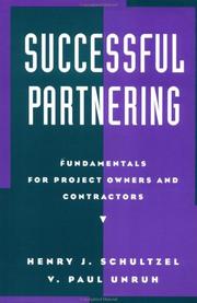 Cover of: Successful partnering: fundamentals for project owners and contractors