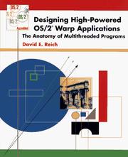 Cover of: Designing High-Powered OS/2 Warp Applications by David E. Reich