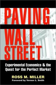 Cover of: Paving Wall Street  by Ross M. Miller