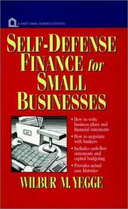 Cover of: Self-defense finance for small businesses