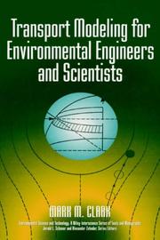 Cover of: Transport modeling for environmental engineers and scientists