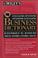 Cover of: Wiley's English-Spanish, Spanish-English business dictionary