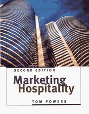 Cover of: Marketing hospitality