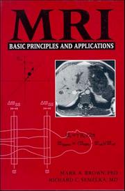 Cover of: MRI: basic principles and applications