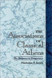 Cover of: The associations of Classical Athens: the response to democracy
