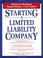 Cover of: Starting a limited liability company