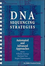 Cover of: DNA Sequencing Strategies: Automated and Advanced Approaches (Embo Practical Course)