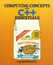 Cover of: Computing concepts with C++ essentials by Cay S. Horstmann