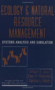 Cover of: Ecology and natural resource management: systems analysis and simulation