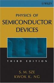 Cover of: Physics of Semiconductor Devices by Simon M. Sze, Kwok K. Ng