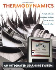 Cover of: Thermodynamics, Text plus Web: An Integrated Learning System