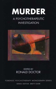 Cover of: Murder by edited by Ronald Doctor ; foreword by Tony Maden.