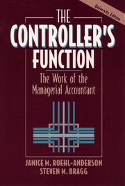 Cover of: The controller's function by Janice M. Roehl-Anderson