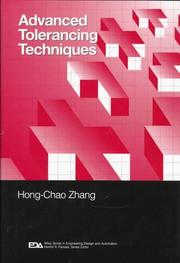 Cover of: Advanced tolerancing techniques