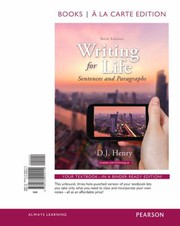 Cover of: Writing for Life: Sentences and Paragraphs, Books a la Carte Edition