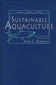 Cover of: Sustainable aquaculture