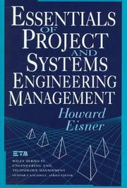 Essentials of project and systems engineering management