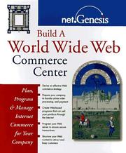 Cover of: Build a World Wide Web commerce center by Net.Genesis (Firm)