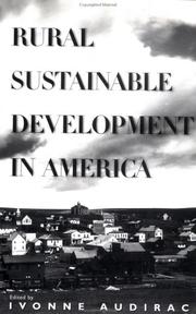 Cover of: Rural sustainable development in America