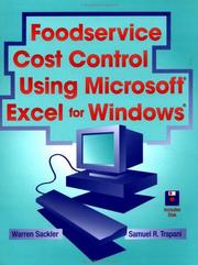 Cover of: Foodservice cost control using Microsoft Excel for Windows by Warren Sackler