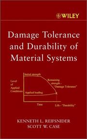 Cover of: Damage Tolerance & Durability in Material Systems