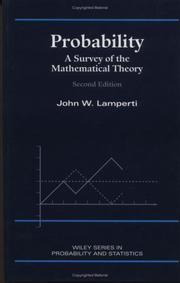 Cover of: Probability by J. Lamperti