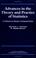 Cover of: Advances in the theory and practice of statistics
